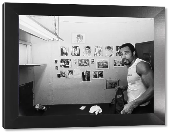 Ken Norton in his training camp ahead of his third fight with Muhammad Ali