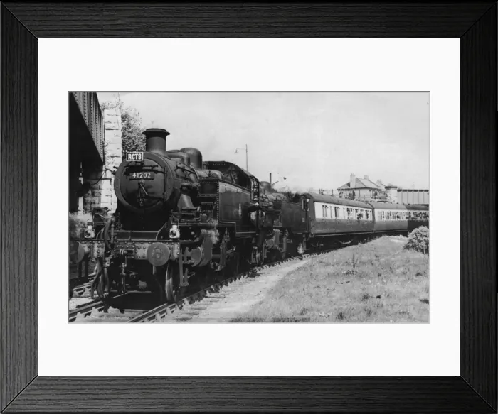 Framed Print : An RCTS special approaches Ashton Swing Bridge in the 1950s? Framed Print : An RCTS special approaches Ashton Swing Bridge in the 1950s?