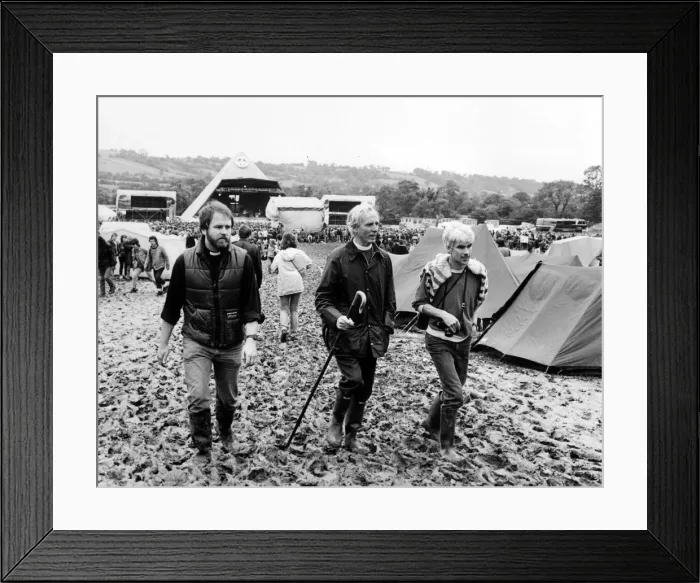 Framed Print : Glastonbury Festival 1985. The Bishop of Bath and Wells, Rt Rev John Bickersteth Framed Print : Glastonbury Festival 1985. The Bishop of Bath and Wells, Rt Rev John Bickersteth