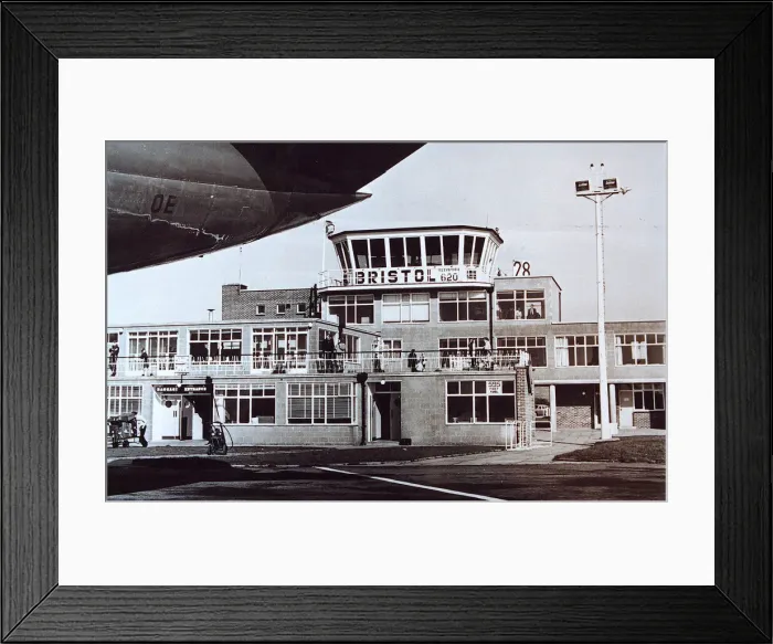 Framed Print : Lulsgate Airport. Bristol. 1970s Framed Print : Lulsgate Airport. Bristol. 1970s