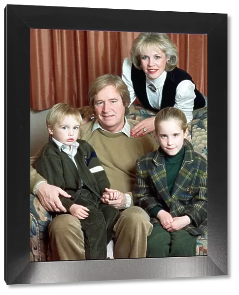 Actor William Roache with his wife Sarah and their children James and Verity