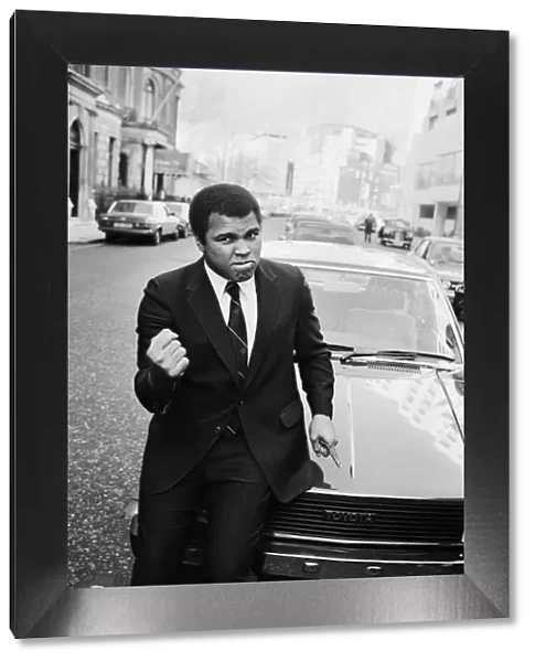 Muhammad Ali announces to the world that he intends to enter the professional boxing ring