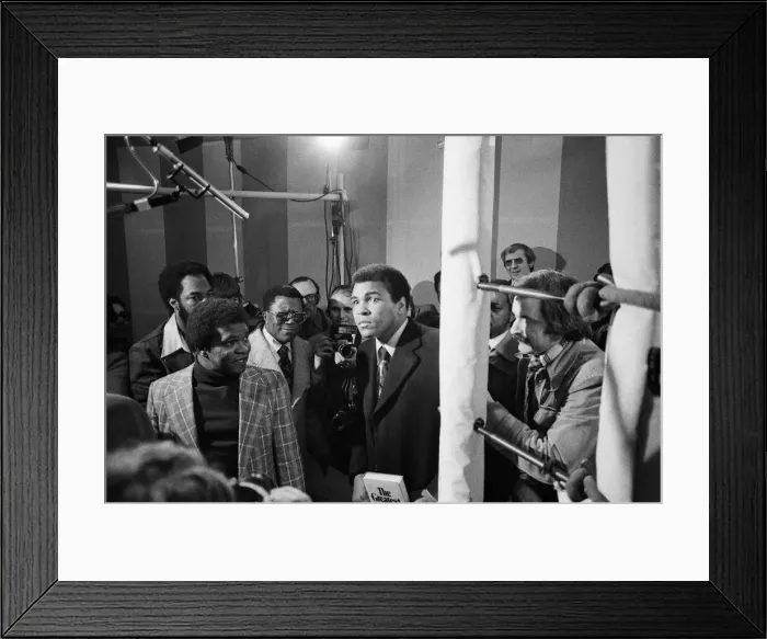 Framed Print : Muhammad Ali at the training camp of World Welterweight John H Framed Print : Muhammad Ali at the training camp of World Welterweight John H