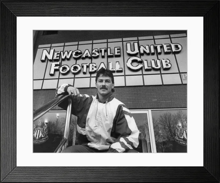Framed Print : Bjorn Kristensen, Newcastle United player at St James Park, Newcastle, 16th March 1989 Framed Print : Bjorn Kristensen, Newcastle United player at St James Park, Newcastle, 16th March 1989