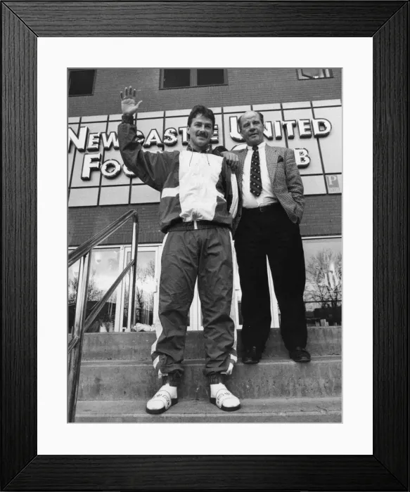 Framed Print : Bjorn Kristensen, Newcastle United player at St James Park, Newcastle, 16th March 1989 Framed Print : Bjorn Kristensen, Newcastle United player at St James Park, Newcastle, 16th March 1989