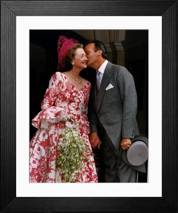 Framed Print : Count Jean Francois De Chambrun on his blessing of the marriage between him