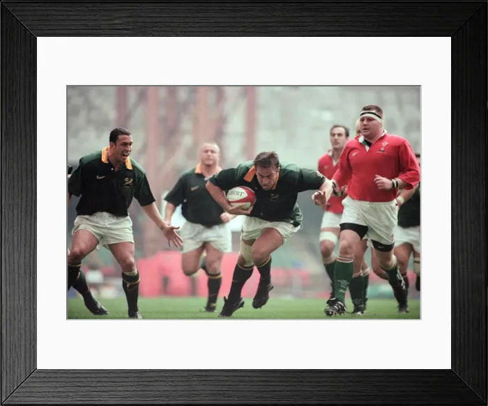 Framed Print : International friendly rugby match, Wales v South Africa. Wales won the match 29 - 19