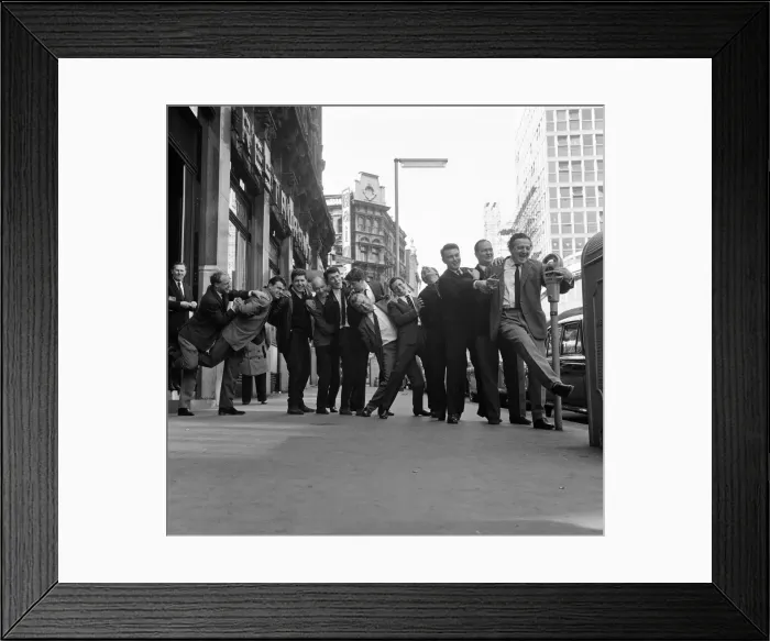 Framed Print : What a sight for TV crime series fans. Here pictured during a break in rehearsals for Framed Print : What a sight for TV crime series fans. Here pictured during a break in rehearsals for