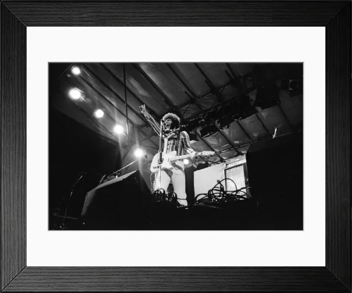 Framed Print : Ray Dorset, singer and frontman with Mungo Jerry performing at The Reading Festival Framed Print : Ray Dorset, singer and frontman with Mungo Jerry performing at The Reading Festival