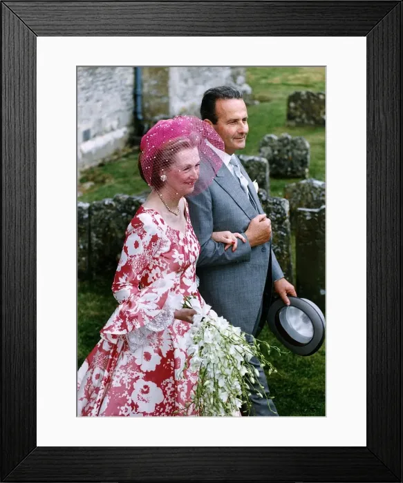 Framed Print : Jean Francois De Chambrun Count at marriage blessing to Raine Spencer step mother of Framed Print : Jean Francois De Chambrun Count at marriage blessing to Raine Spencer step mother of