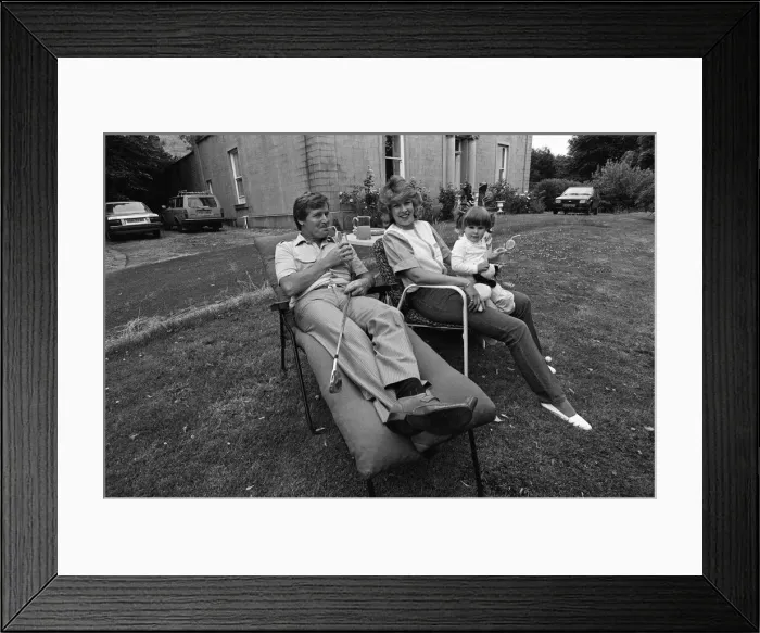 Framed Print : William Roache (Coronation Streets Ken Barlow) with his wife Sarah Framed Print : William Roache (Coronation Streets Ken Barlow) with his wife Sarah