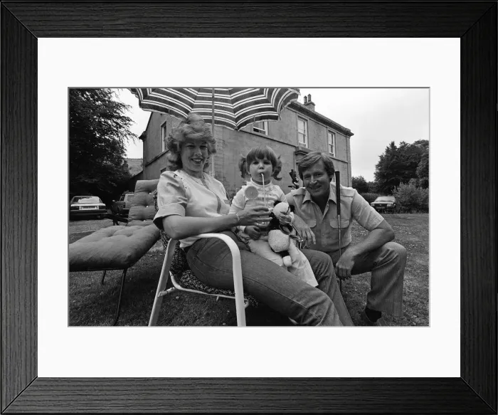 Framed Print : William Roache (Coronation Streets Ken Barlow) with his wife Sarah Framed Print : William Roache (Coronation Streets Ken Barlow) with his wife Sarah