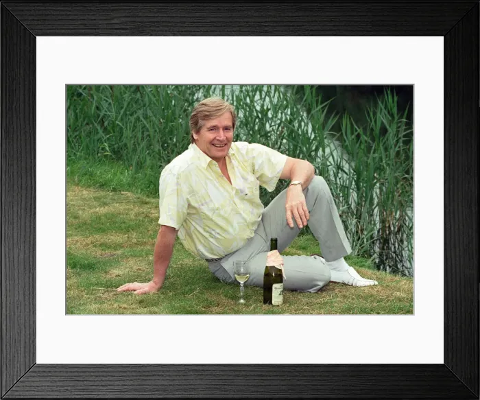Framed Print : Actor William Roache in Wales. 20th August 1993