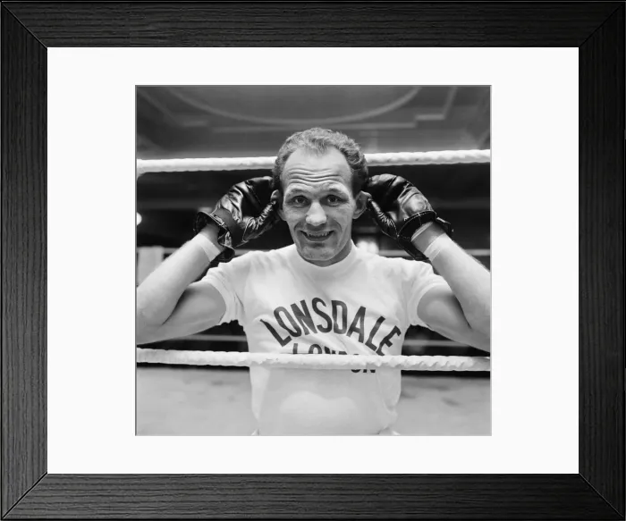 Framed Print : Henry Cooper seen here in training at The Bellingham for his fight against Cassius Clay Framed Print : Henry Cooper seen here in training at The Bellingham for his fight against Cassius Clay