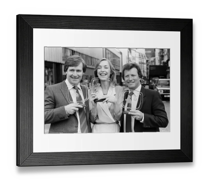 Framed Print : The Pye Television Award Lunch at the Hilton Hotel. Deidre