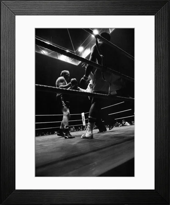 Framed Print : Muhammad Ali vs Richard Dunn at the Olympiahalle, Munich, Germany Framed Print : Muhammad Ali vs Richard Dunn at the Olympiahalle, Munich, Germany