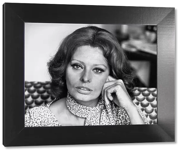 Sophia Loren - Actress and Filmstar pictured in a London hotel