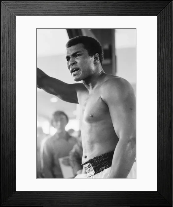 Framed Print : Muhammad Ali training at the Concord Hotel in Catskill Mountains Framed Print : Muhammad Ali training at the Concord Hotel in Catskill Mountains