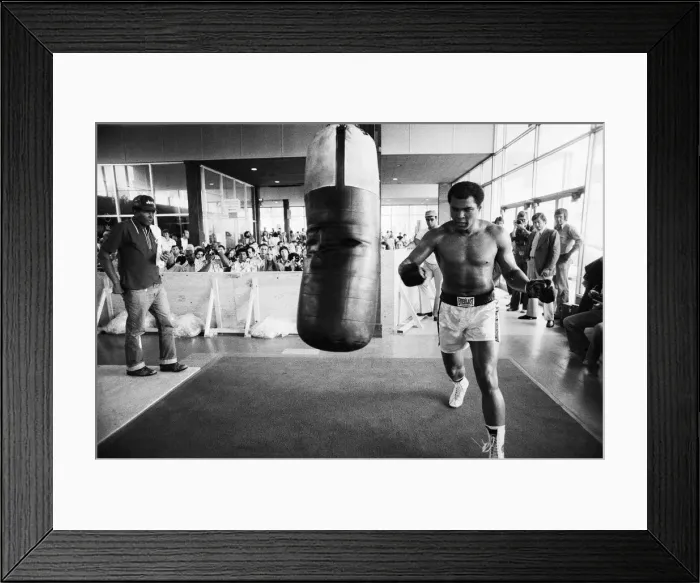 Framed Print : Muhammad Ali training at the Concord Hotel in Catskill Mountains Framed Print : Muhammad Ali training at the Concord Hotel in Catskill Mountains