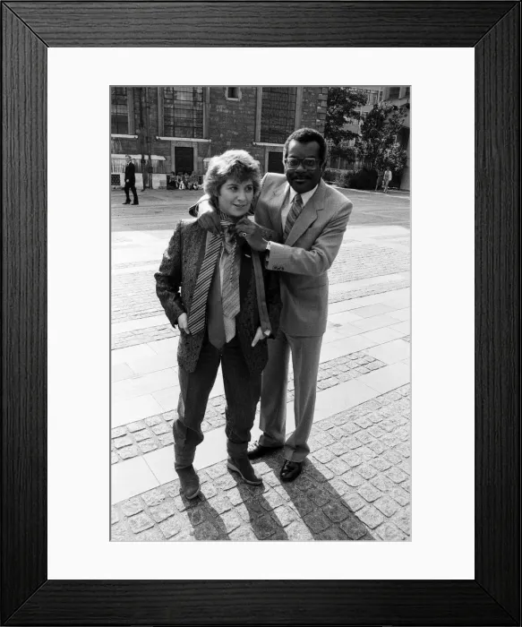 Framed Print : Tie Man of the Year Competition at the Guildhall. Overall winner Trevor McDonald Framed Print : Tie Man of the Year Competition at the Guildhall. Overall winner Trevor McDonald