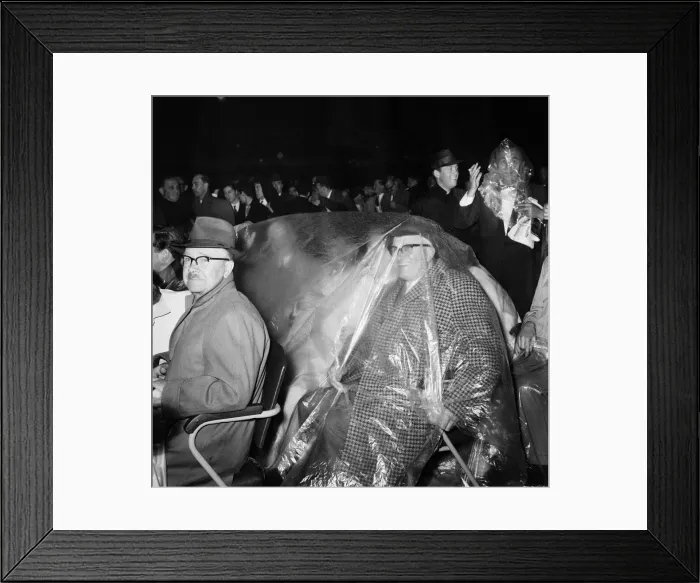 Framed Print : Cassius Clay aka (Muhammad Ali) vs Henry Cooper in their first fight at Wembley Stadium Framed Print : Cassius Clay aka (Muhammad Ali) vs Henry Cooper in their first fight at Wembley Stadium