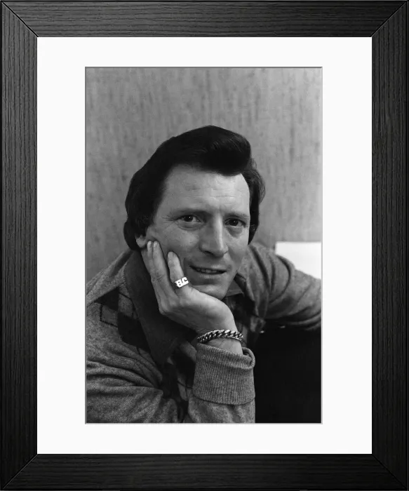 Framed Print : Actor Johnny Briggs. 4th February 1983