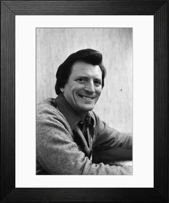 Framed Print : Actor Johnny Briggs. 4th February 1983