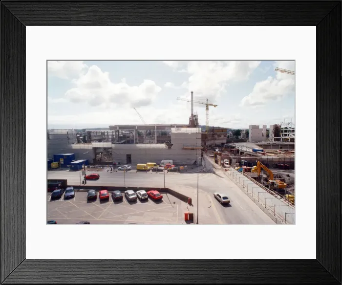 Framed Print : Millennium Stadium under construction. 10th July 1998 Framed Print : Millennium Stadium under construction. 10th July 1998