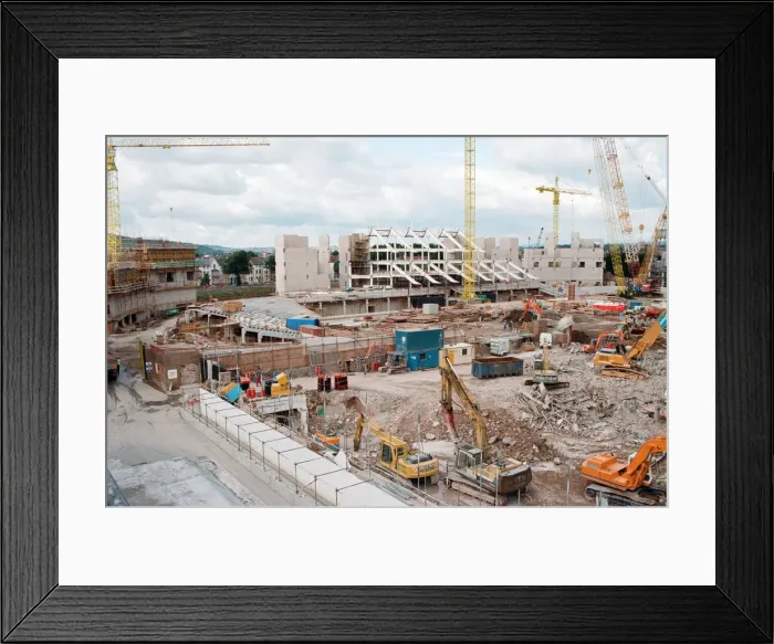 Framed Print : Millennium Stadium under construction. 14th July 1998 Framed Print : Millennium Stadium under construction. 14th July 1998