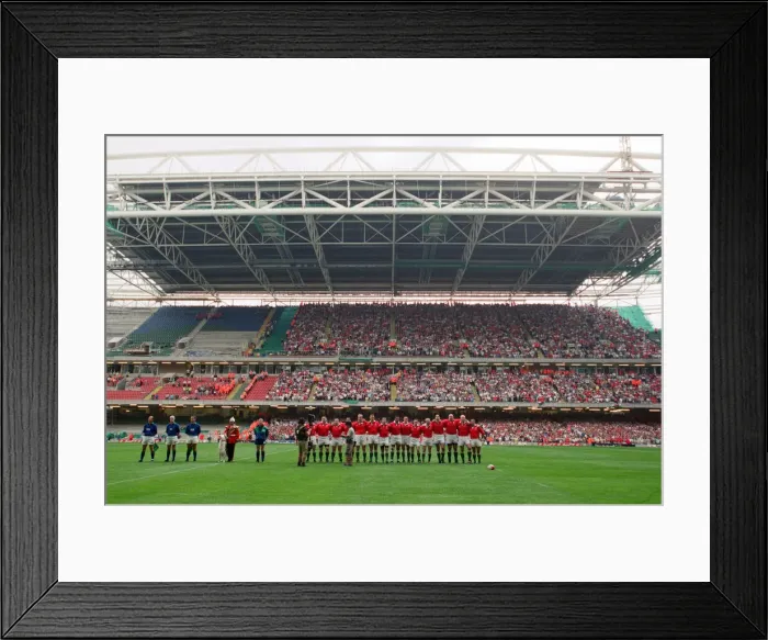 Framed Print : International friendly rugby match, Wales v South Africa. Wales won the match 29 - 19 Framed Print : International friendly rugby match, Wales v South Africa. Wales won the match 29 - 19
