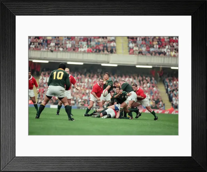 Framed Print : International friendly rugby match, Wales v South Africa. Wales won the match 29 - 19