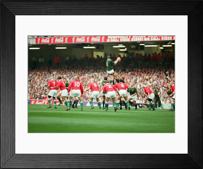 Framed Print : International friendly rugby match, Wales v South Africa. Wales won the match 29 - 19 Framed Print : International friendly rugby match, Wales v South Africa. Wales won the match 29 - 19