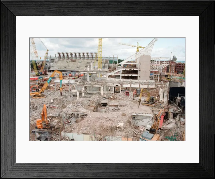 Framed Print : Millennium Stadium under construction. 14th July 1998 Framed Print : Millennium Stadium under construction. 14th July 1998