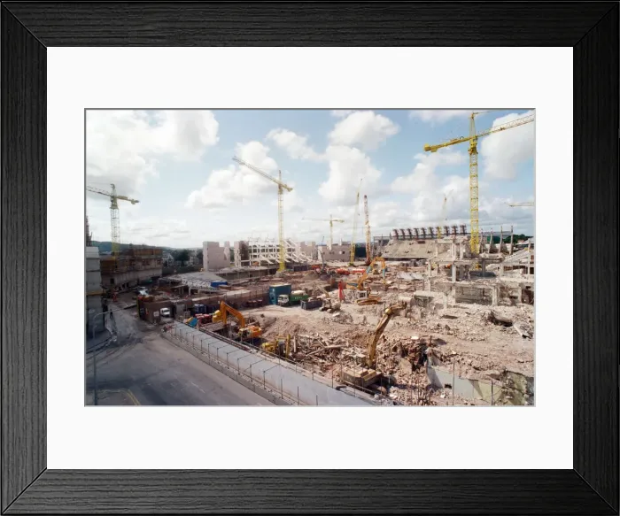 Framed Print : Millennium Stadium under construction. 10th July 1998 Framed Print : Millennium Stadium under construction. 10th July 1998