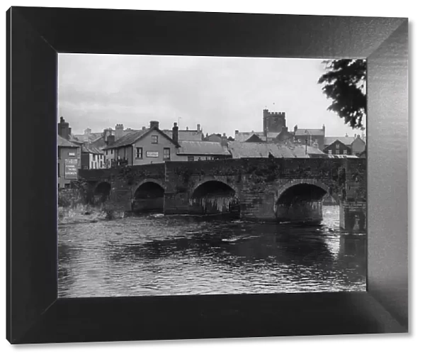 Llanfaes Bridge, standing over The River Usk in Brecon, a market town