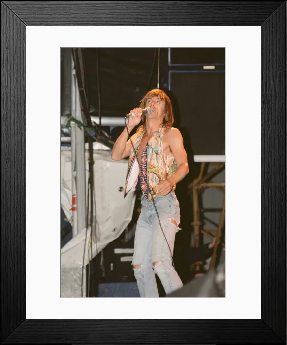 Framed Print : Iggy Pop (USA singer) performing at The Reading Rock Festival, Little Johns Farm Framed Print : Iggy Pop (USA singer) performing at The Reading Rock Festival, Little Johns Farm