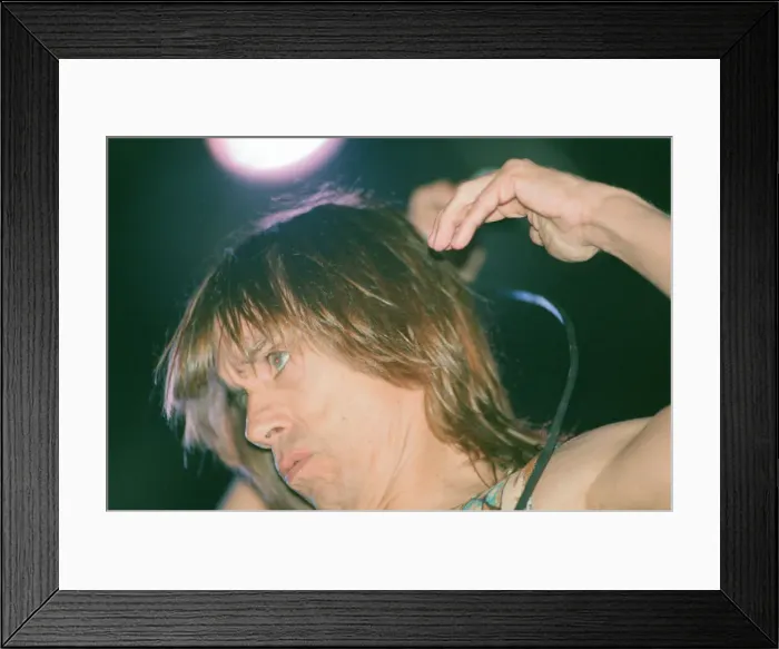 Framed Print : Iggy Pop (USA singer) performing at The Reading Rock Festival, Little Johns Farm Framed Print : Iggy Pop (USA singer) performing at The Reading Rock Festival, Little Johns Farm