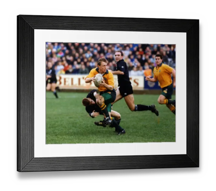 Framed Print : Neath 8-16 Australia, 1992 Australia rugby union tour of Europe Framed Print : Neath 8-16 Australia, 1992 Australia rugby union tour of Europe