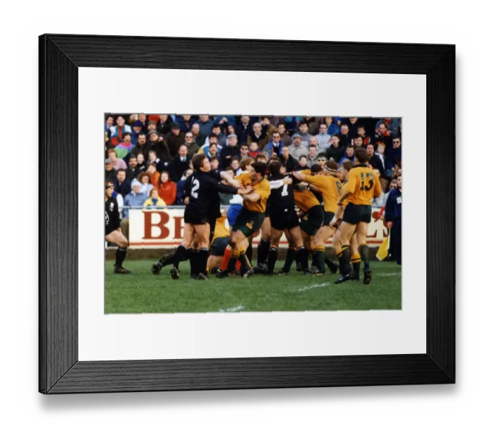 Framed Print : Neath 8-16 Australia, 1992 Australia rugby union tour of Europe Framed Print : Neath 8-16 Australia, 1992 Australia rugby union tour of Europe