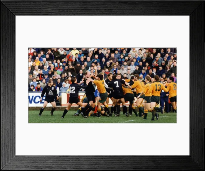 Framed Print : Neath 8-16 Australia, 1992 Australia rugby union tour of Europe Framed Print : Neath 8-16 Australia, 1992 Australia rugby union tour of Europe