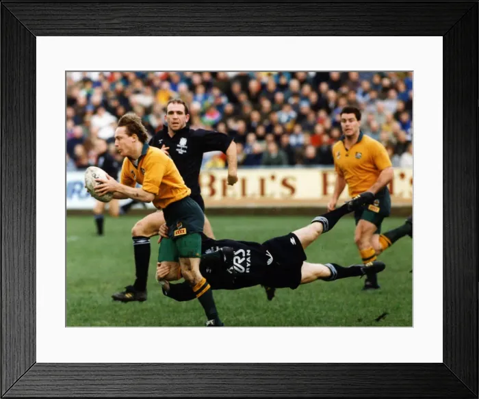Framed Print : Neath 8-16 Australia, 1992 Australia rugby union tour of Europe Framed Print : Neath 8-16 Australia, 1992 Australia rugby union tour of Europe