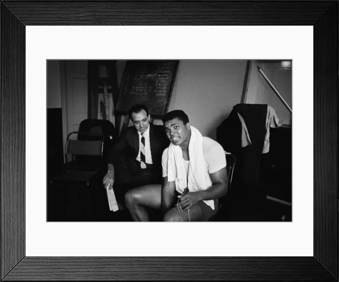 Framed Print : American boxer Cassius Clay Aka (Muhammad Ali) training for his non title bout against Framed Print : American boxer Cassius Clay Aka (Muhammad Ali) training for his non title bout against