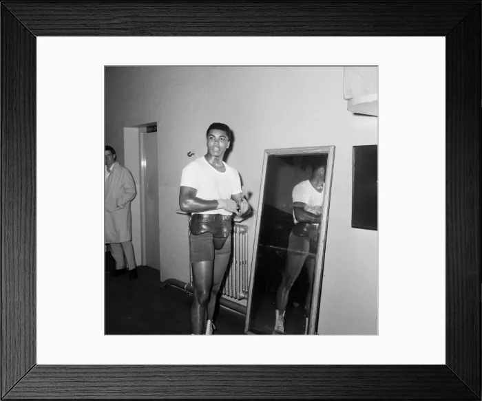 Framed Print : American boxer Cassius Clay Aka (Muhammad Ali) training for his non title bout against