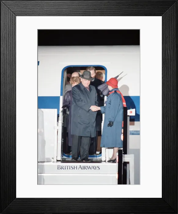 Framed Print : Mikhail Gorbachev, General Secretary of the Central Committee of the Communist Party of Framed Print : Mikhail Gorbachev, General Secretary of the Central Committee of the Communist Party of