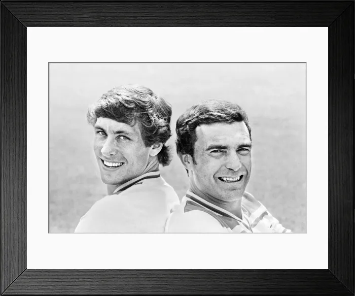 Framed Print : England Football Team Squad for 1982 World Cup Finals, Press Day, our Picture Shows Framed Print : England Football Team Squad for 1982 World Cup Finals, Press Day, our Picture Shows