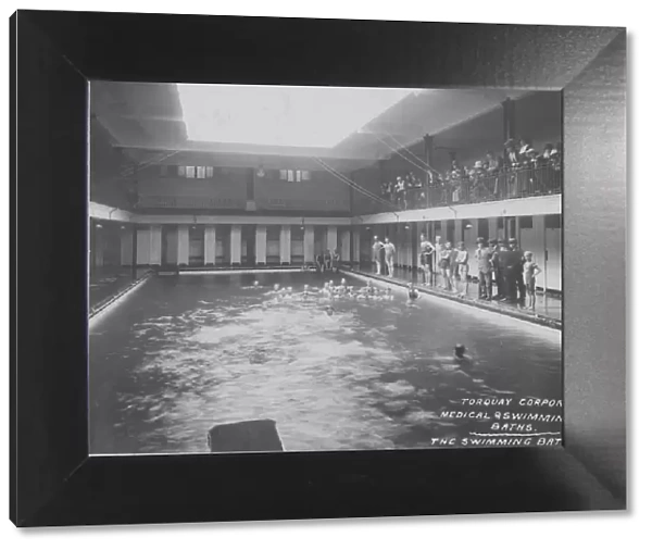 The medical and swimming baths at Torquays Marine Spa. Circa 1910