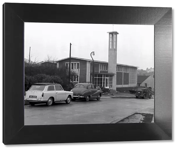 The new St Peters church at Queensway, Chelston in February 1962