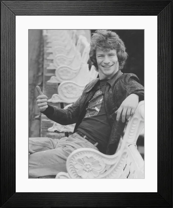 Framed Print : Comedian Jim Davidson on Princess Pier, Torquay 28th July 1979 Framed Print : Comedian Jim Davidson on Princess Pier, Torquay 28th July 1979