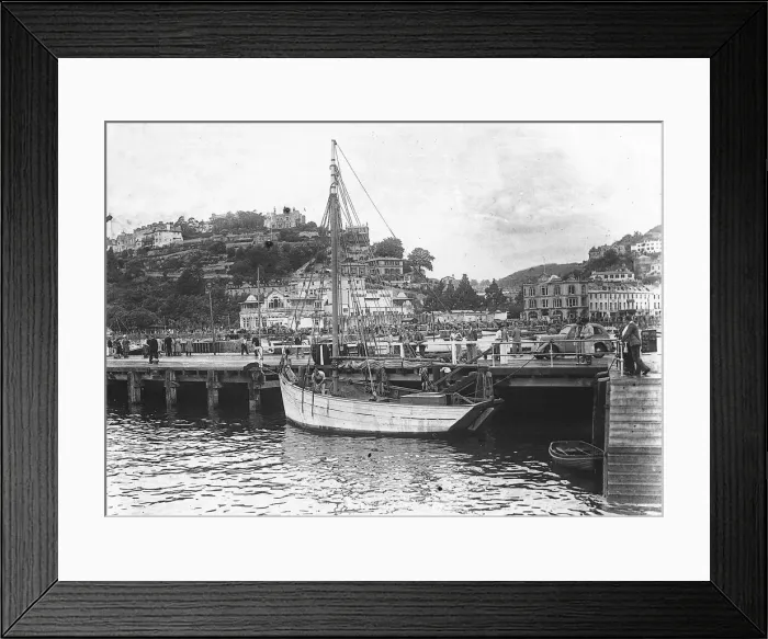 Framed Print : The Mary Ann Q ship in Torquay. September 1949 Framed Print : The Mary Ann Q ship in Torquay. September 1949