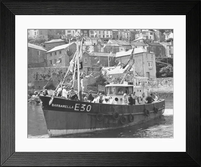 Framed Print : The boat Barbarella in June 1970 Framed Print : The boat Barbarella in June 1970